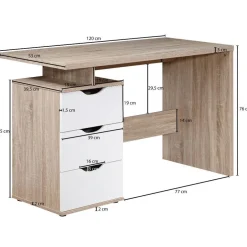 Computertische|Jugendschreibtische*Pharao24 Schreibtisch Fiametta