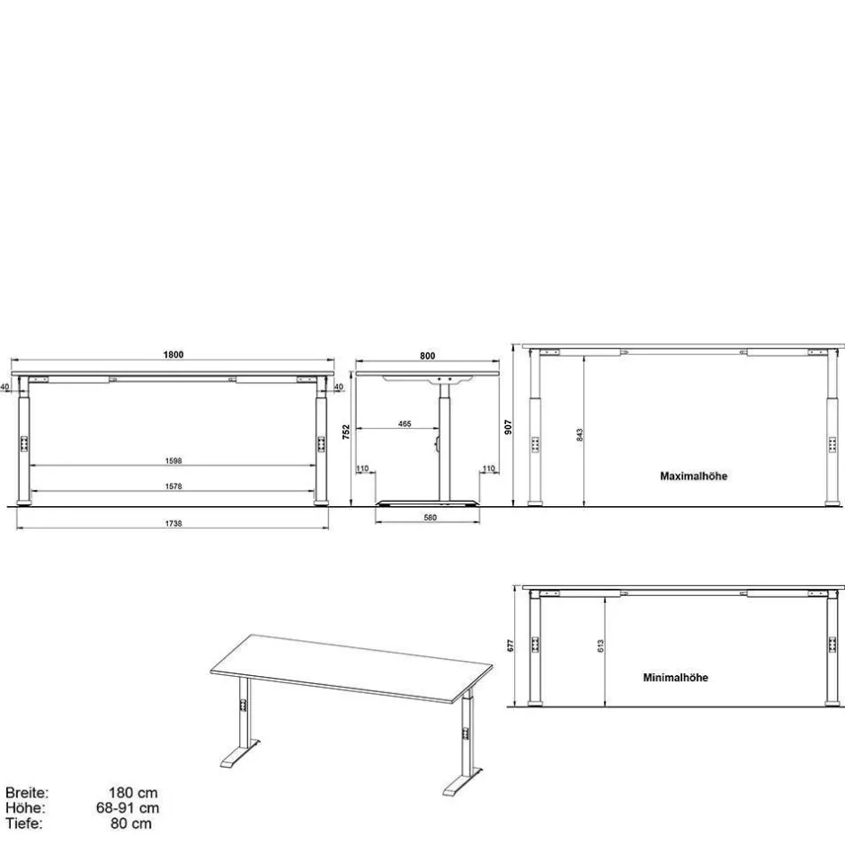 Pharao24 Schreibtisch Kalastania> Schreibtische