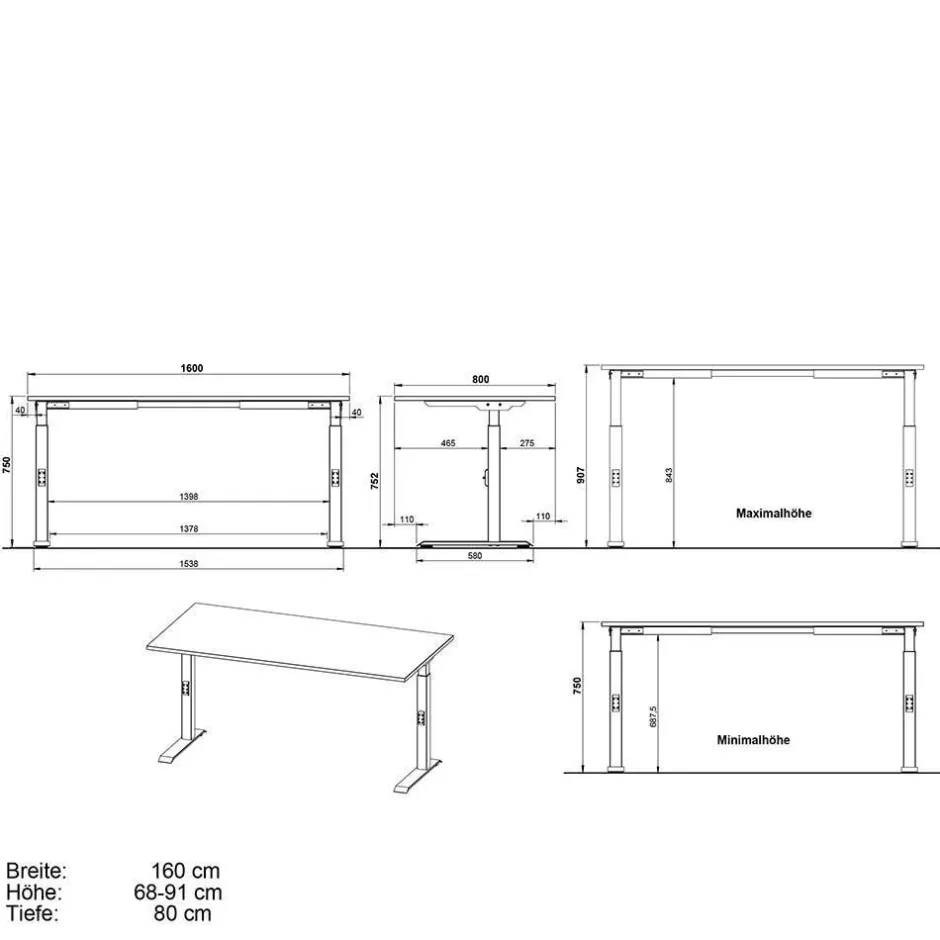 Pharao24 Schreibtisch Kalastania> Schreibtische