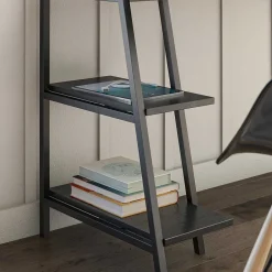 Schreibtische*Pharao24 Schreibtisch mit Ablagen Partida