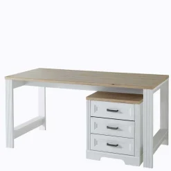 Schreibtische*Pharao24 Schreibtisch mit Container Morelia