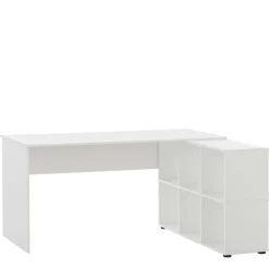 Pharao24 Schreibtisch mit Regal Palencial> Schreibtische