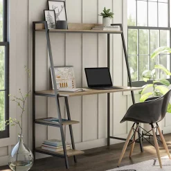 Pharao24 Schreibtisch mit Regal Vester> Schreibtische