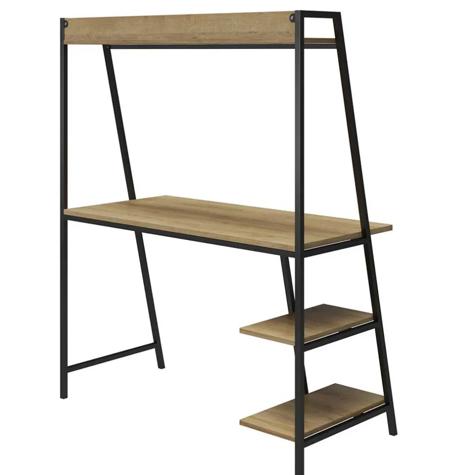 Pharao24 Schreibtisch mit Regal Vester> Schreibtische