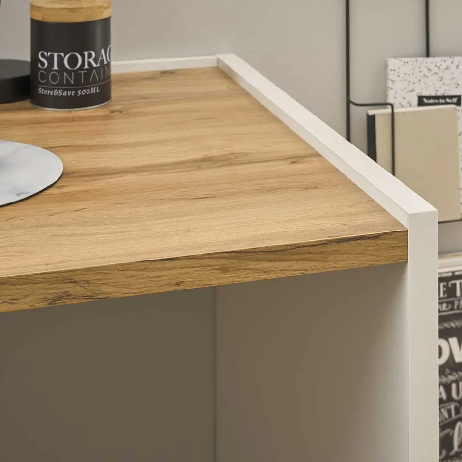 Pharao24 Schreibtisch mit Regalelement Rascian> Schreibtische