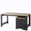 Pharao24 Schreibtisch mit Rollcontainer Luoton> Schreibtische