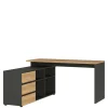 Pharao24 Schreibtisch mit Schrankelement Charin> Schreibtische|Computertische