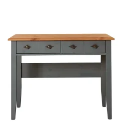 Pharao24 Schreibtisch mit Schubladen Mangali> Massivholztische|Computertische