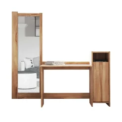 Schlafzimmer Sets*Pharao24 Schreibtisch mit Spiegel Bagavano