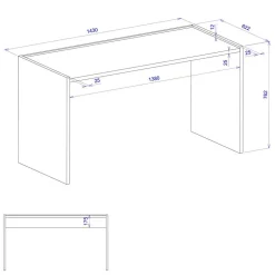 Pharao24 Schreibtisch Rascian><noscript><img width=