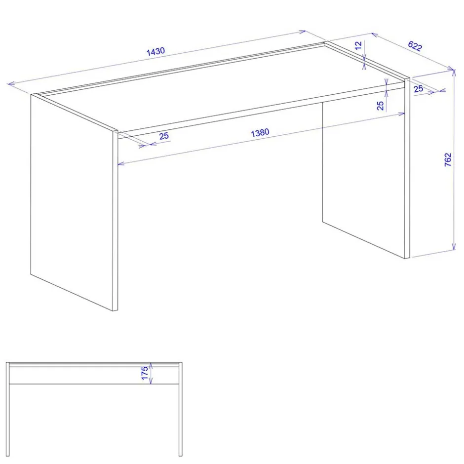 Pharao24 Schreibtisch Rascian> Schreibtische