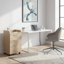 Büroschränke|Aktenschränke*Pharao24 Schreibtisch Rollcontainer Pyrona