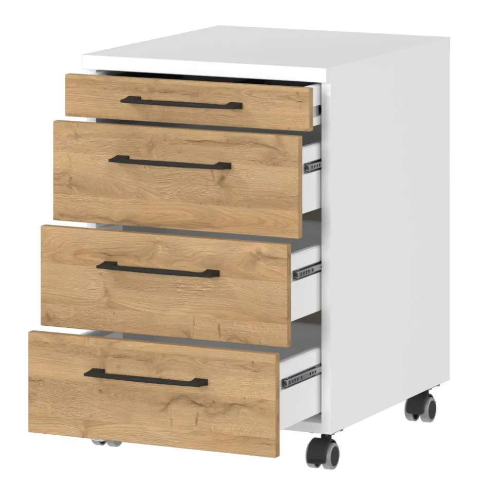 Büroschränke|Aktenschränke*Pharao24 Schreibtischcontainer Wasconda