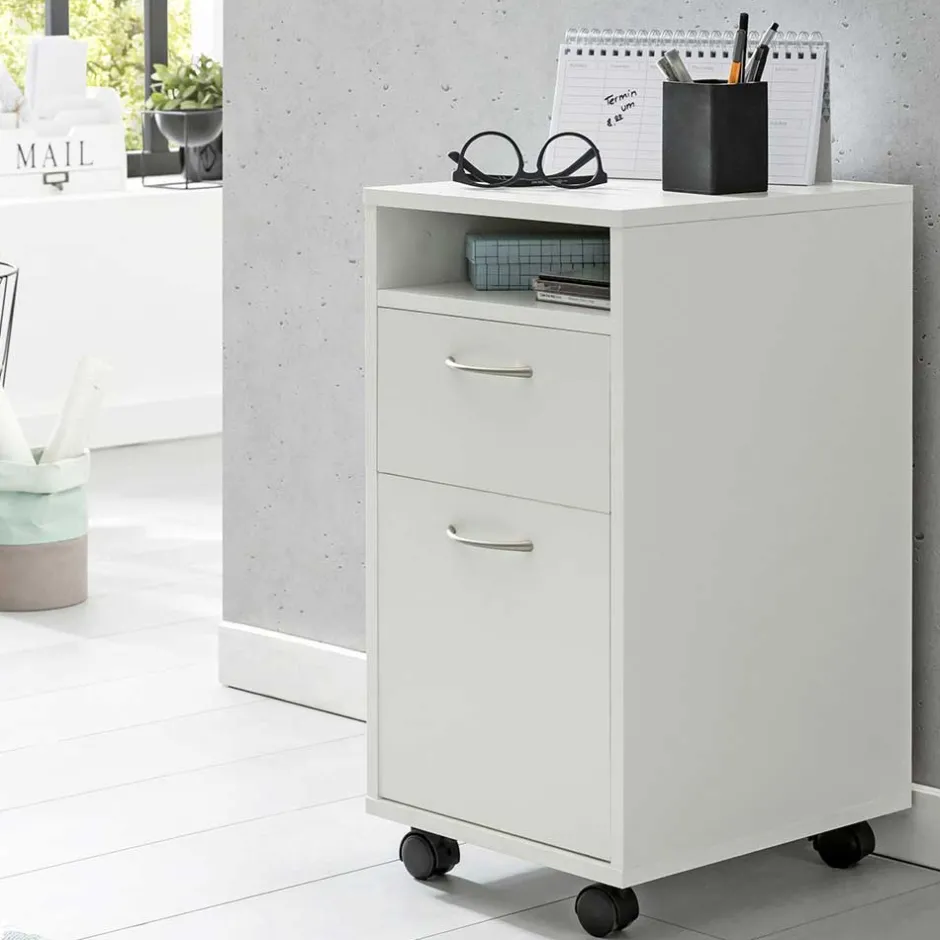 Büroschränke|Aktenschränke*Pharao24 Schreibtischrollcontainer Salverna