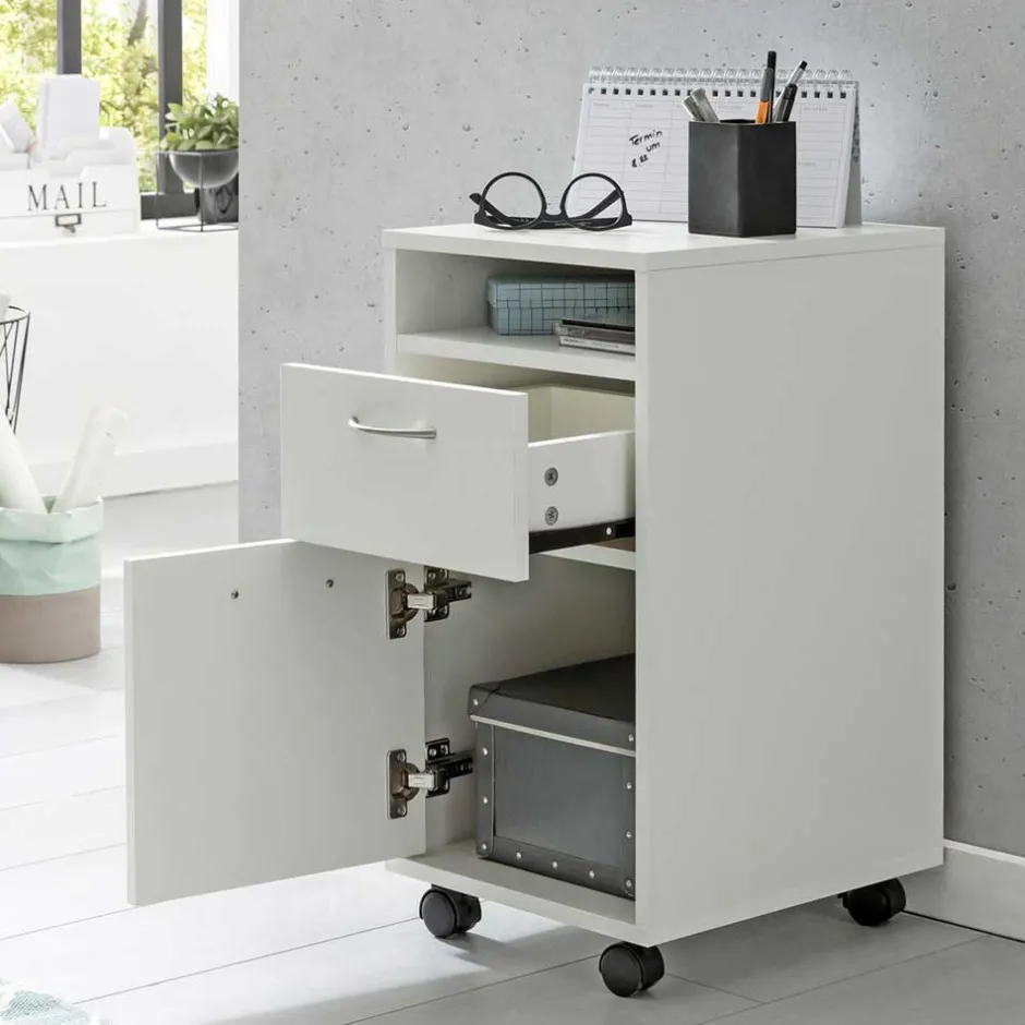 Büroschränke|Aktenschränke*Pharao24 Schreibtischrollcontainer Salverna