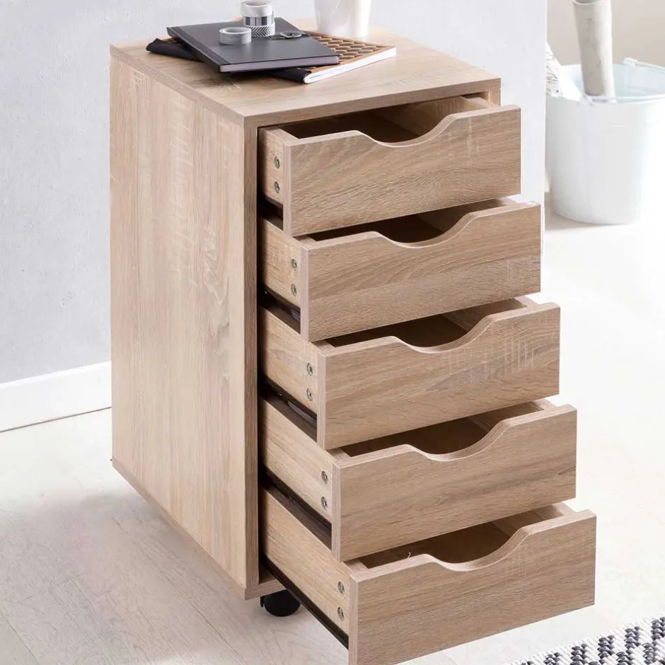 Pharao24 Schreibtischrollcontainer Vilas> Büroschränke|Aktenschränke