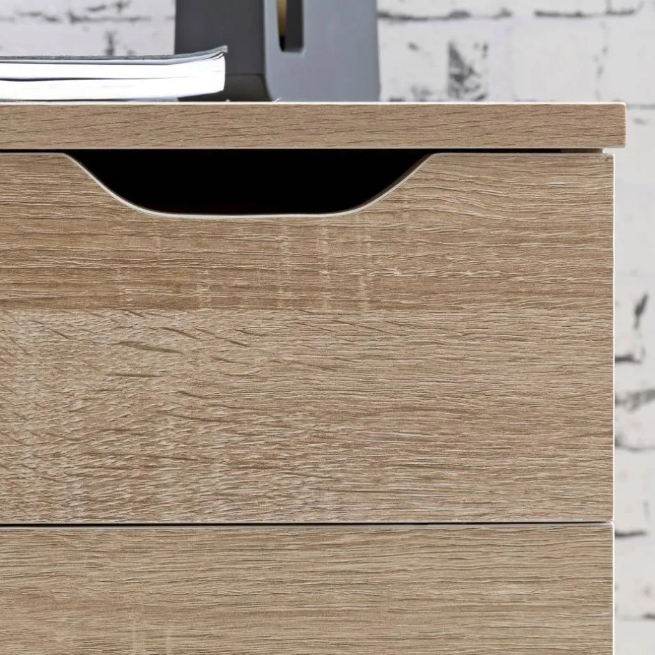 Büroschränke|Aktenschränke*Pharao24 Schreibtischrollcontainer Brunca