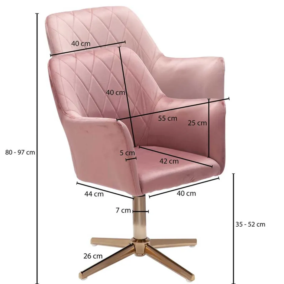 Bürostuhl*Pharao24 Schreibtischsessel Pacificon