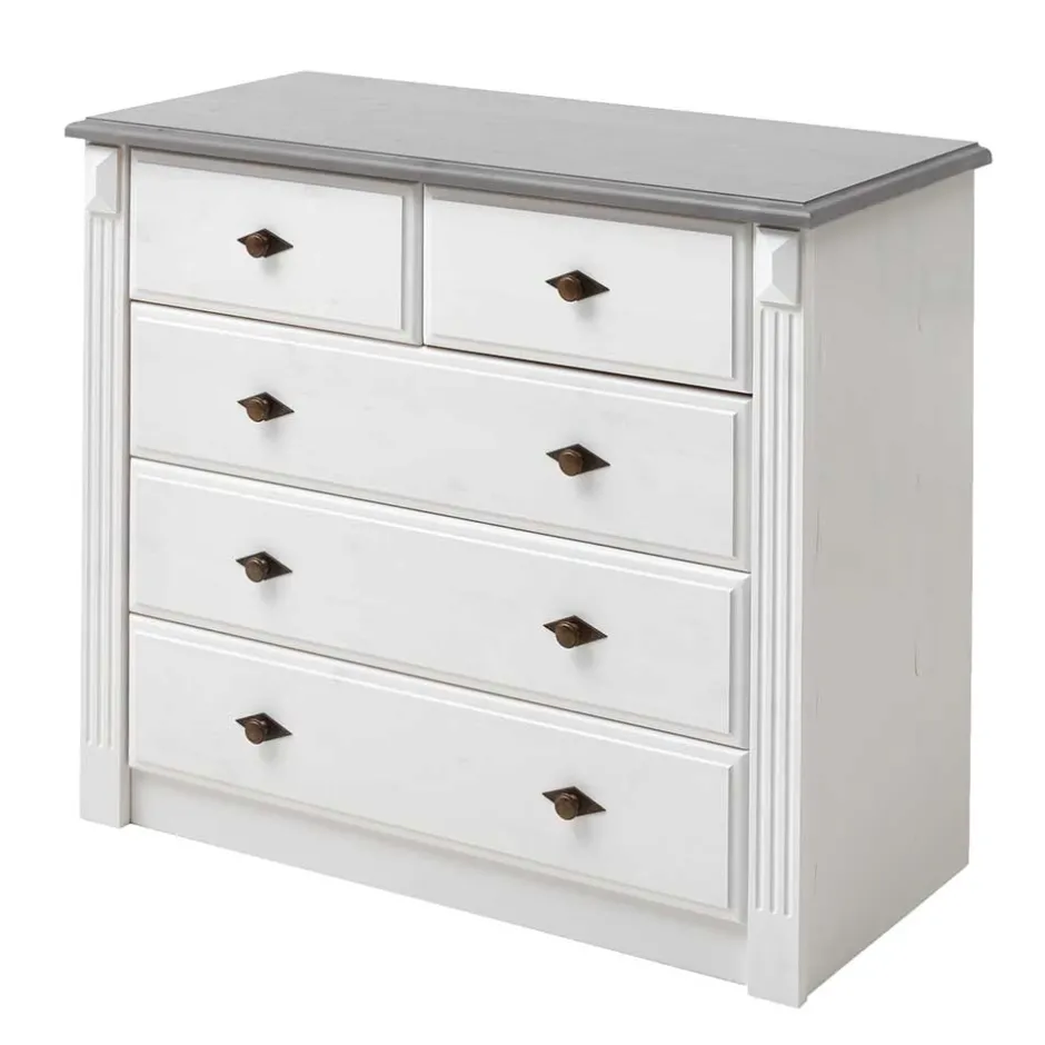 Pharao24 Schubkastenkommode Benfitas> Küchenkommode|Wohnzimmerkommoden