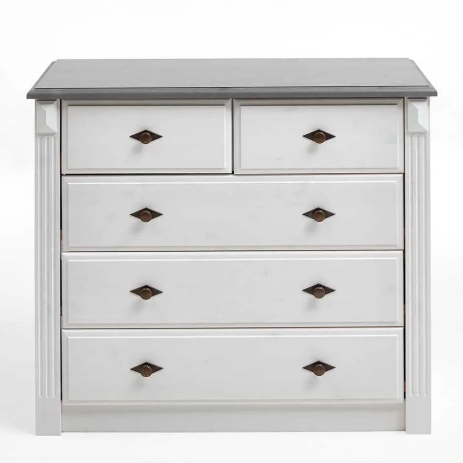 Pharao24 Schubkastenkommode Benfitas> Küchenkommode|Wohnzimmerkommoden