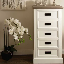 Massivholz Kommoden|Flurkommoden*Pharao24 Schubkastenkommode Eminia