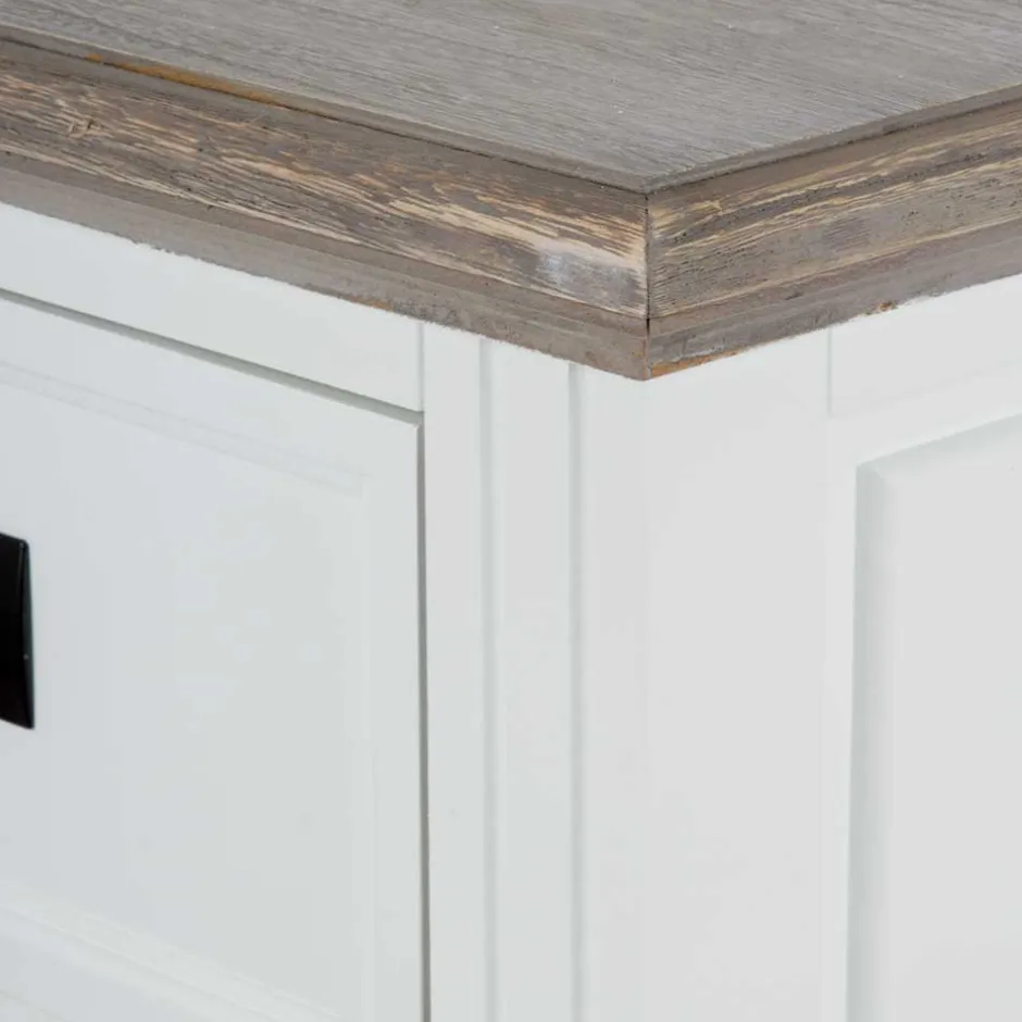 Massivholz Kommoden|Flurkommoden*Pharao24 Schubkastenkommode Eminia