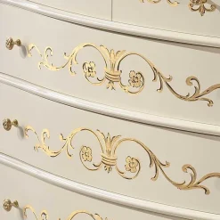 Massivholzmöbel|Küchenkommode*Pharao24 Schubkastenkommode Lotresca