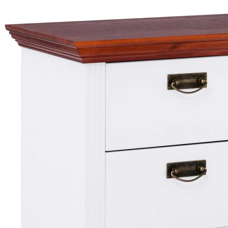 Pharao24 Schubkastenkommode Raimon> Küchenkommode|Massivholz Kommoden