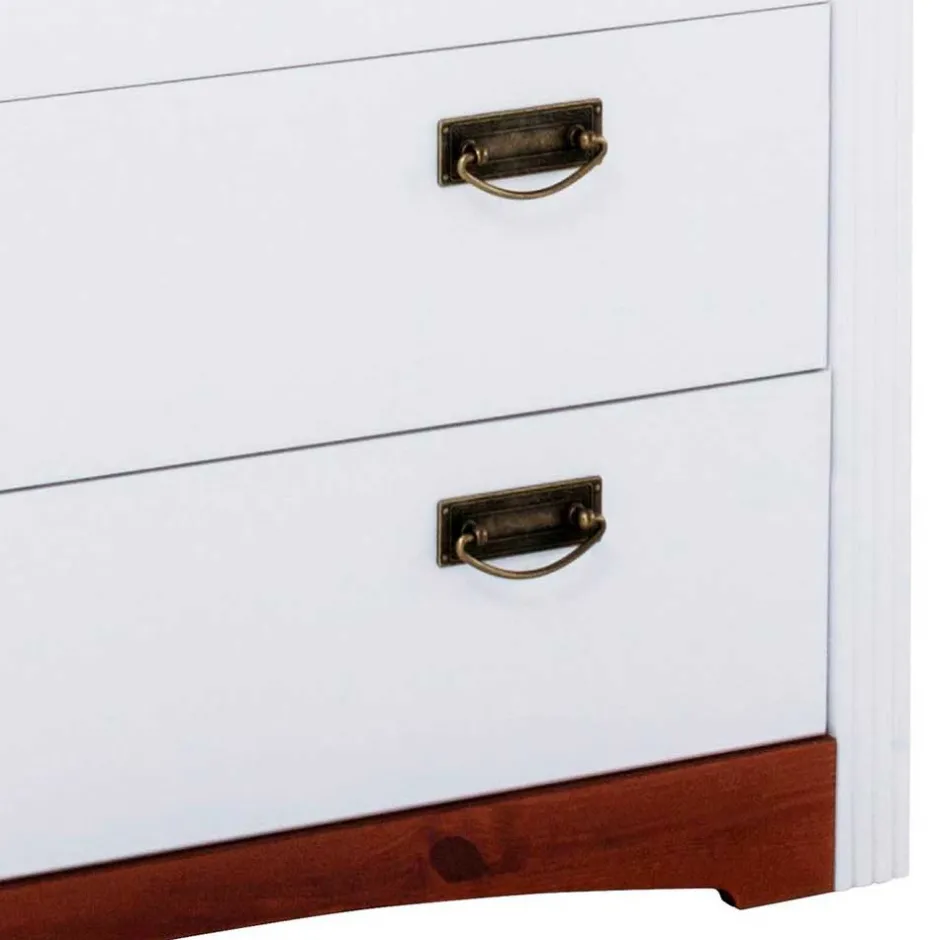 Pharao24 Schubkastenkommode Raimon> Küchenkommode|Massivholz Kommoden