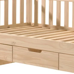 Einzelbetten|Massivholzbetten*Pharao24 Schubladen Jugendbett Maraike