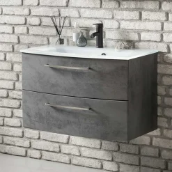 Pharao24 Schubladen Waschtisch Sastiza> Waschbeckenunterschränke