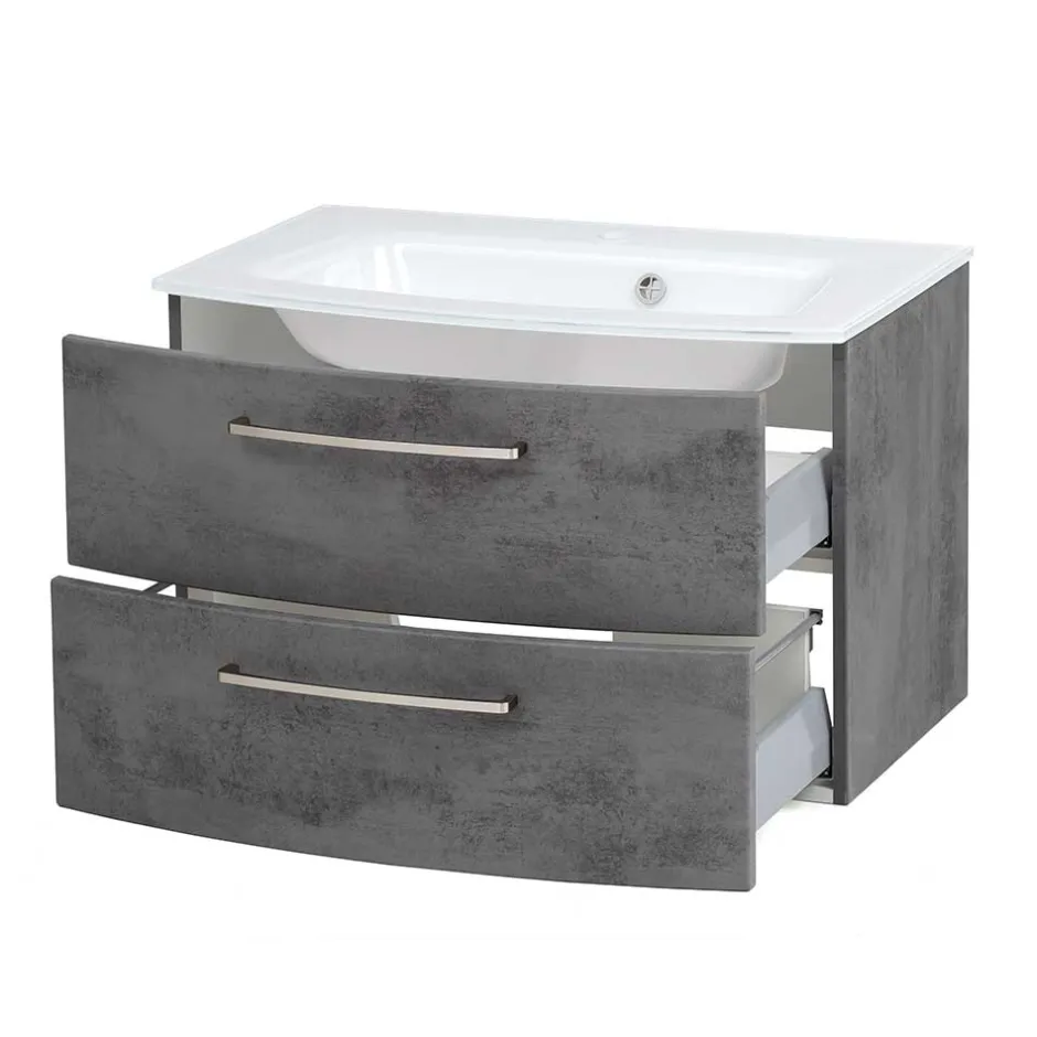 Pharao24 Schubladen Waschtisch Sastiza> Waschbeckenunterschränke