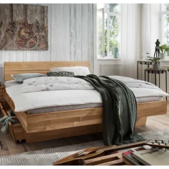 Pharao24 Schubladenbett Spaniav> Doppelbetten|Massivholzbetten