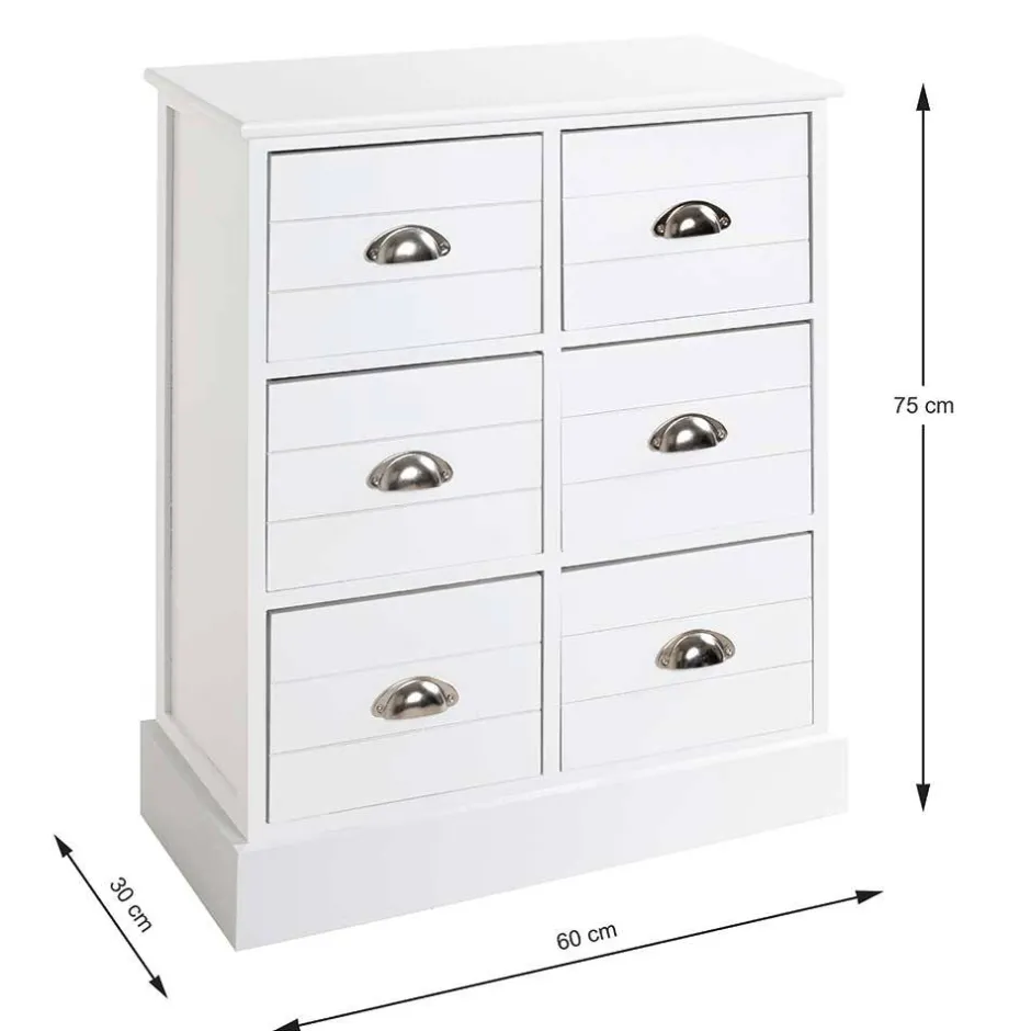 Flurkommoden|Schlafzimmerkommoden*Pharao24 Schubladenkommode Zandras