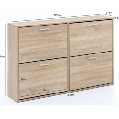 Schuhschränke|Schuhkipper*Pharao24 Schuh Klappschrank Ciranzo