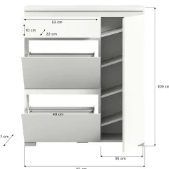 Schuhschränke*Pharao24 Schuh Schrank Houstna