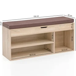 Garderobenbänke|Truhenbänke*Pharao24 Schuhbank Lalays