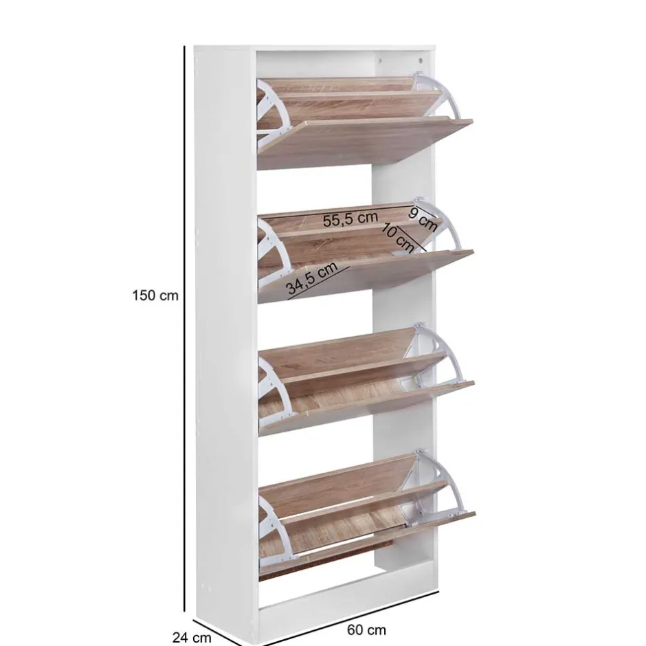 Pharao24 Schuhklappenschrank Walita> Schuhschränke|Schuhkipper