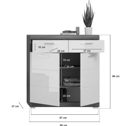 Flurkommoden*Pharao24 Schuhkommode Hayoran