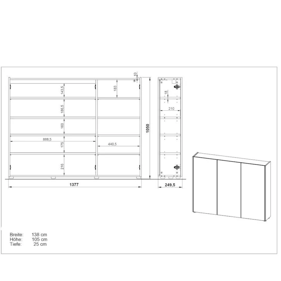 Schuhschränke*Pharao24 Schuhschrank Carins