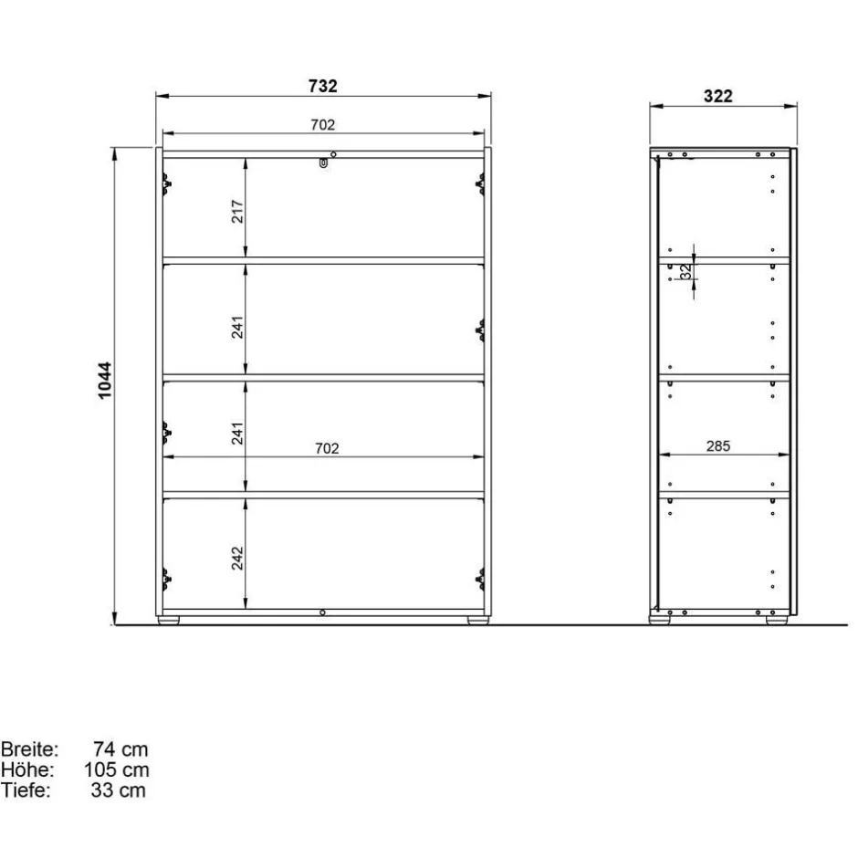 Schuhschränke*Pharao24 Schuhschrank Flakes