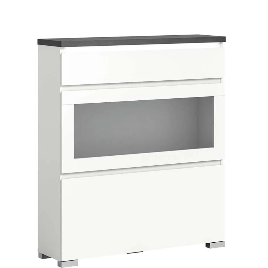 Schuhschränke|Schuhkipper*Pharao24 Schuhschrank mit Glasklappe Houstna