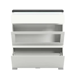 Schuhschränke|Schuhkipper*Pharao24 Schuhschrank mit Glasklappe Houstna