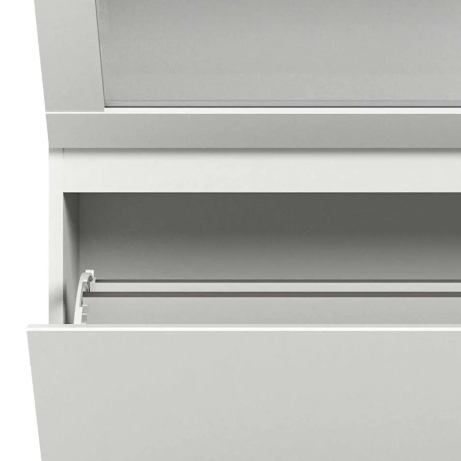 Schuhschränke|Schuhkipper*Pharao24 Schuhschrank mit Glasklappe Houstna