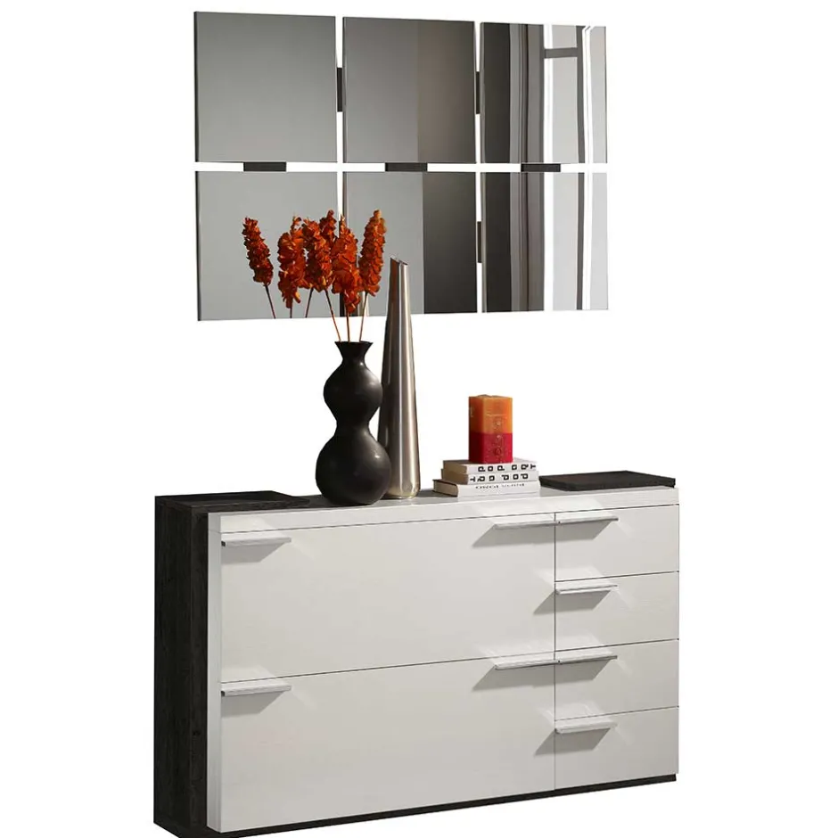 Garderobensets*Pharao24 Schuhschrank und Spiegel Lova