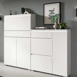 Pharao24 Schuhschrank weiß modern Filicudio><noscript><img width=