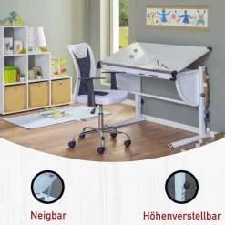 Kinderschreibtische*Pharao24 Schulkinder Schreibtisch Heat
