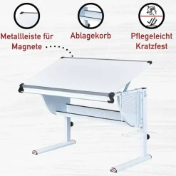 Kinderschreibtische*Pharao24 Schulkinder Schreibtisch Heat