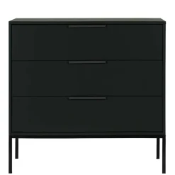Flurkommoden|Schlafzimmerkommoden*Pharao24 Schwarze Kommode Senorita