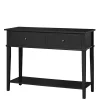Wohnzimmertisch|Konsolentische*Pharao24 Schwarze Tischkonsole Quado